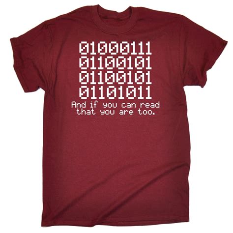0100 binary t shirt code geek nerd tech computing slogan