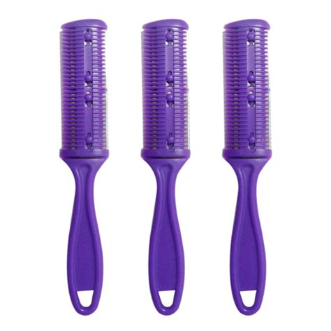 pcs razor comb hair cutter comb cutting scissors hair thinning comb slim haircuts cutting tool