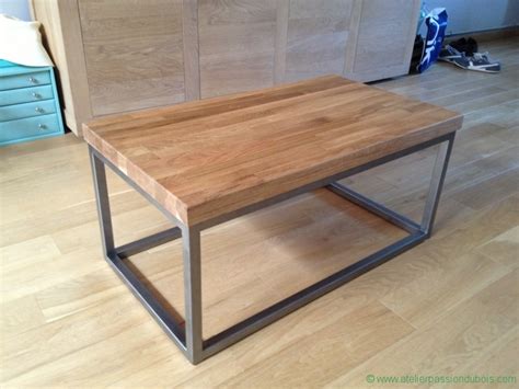 table basse plan de travail atelier passion du bois