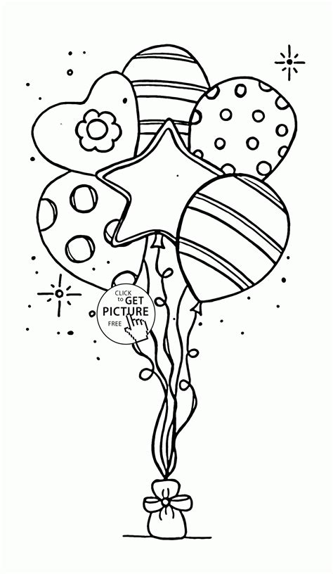 printable pictures  balloons  printable