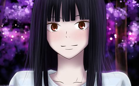 Kimi Ni Todoke Kuronuma Sawako Long Hair Anime Girls Face Red Eyes