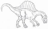 Spinosaurus Coloring Pages Jurassic Color Printable Park Getdrawings Getcolorings sketch template