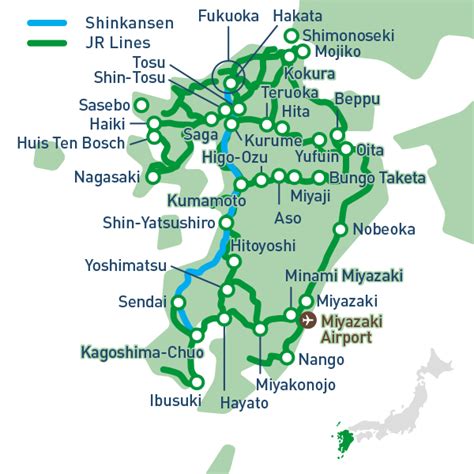 All Kyushu Area Pass Buy Now Japan Rail Pass