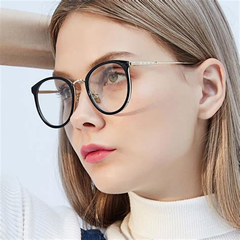 buy round spectacles women s vintage clear lens