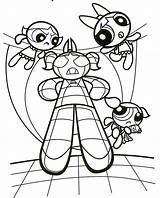 Powerpuff Buttercup Coloring Pages Kids sketch template