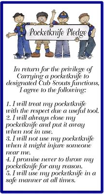 pocketknife pledge  idea door