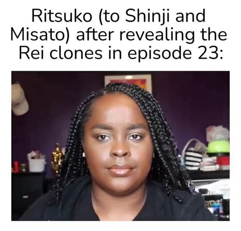 ritsuko  shinji  misato  revealing  rei clones