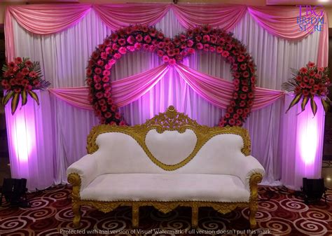 simple stage decorations engagement stage decoration wedding hall