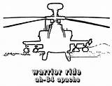 Apache Helicopter Ah Warrior Ride Coloring Pages sketch template