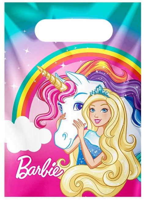 girls birthday party barbie dreamtopia rainbow unicorn loot gift party