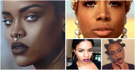Black Women With Septum Piercing –