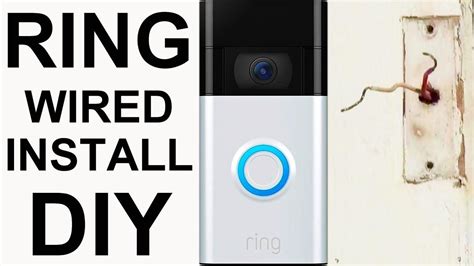 install  ring video doorbell  generation  hardwire installation  p door