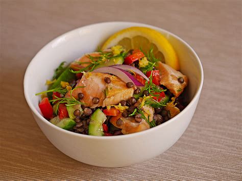 linsensalat mit stremellachs rezept mit bild von ars