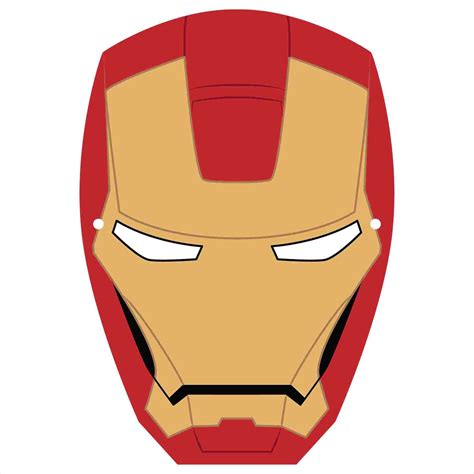 head mask iron man drawing easy fight