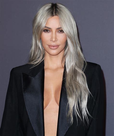 Kim Kardashian Blonde Hair Galhairs