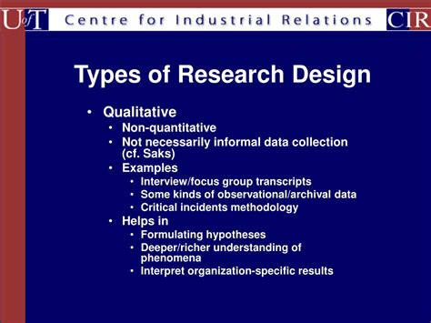research methods design outline powerpoint  id