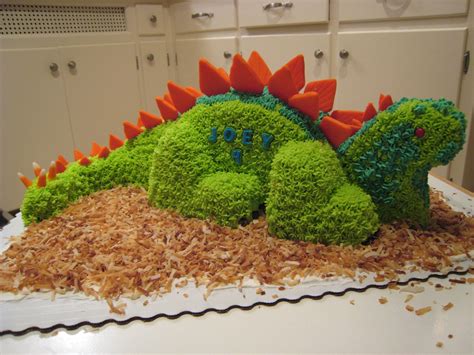 dinosaur birthday cake  steps  pictures instructables