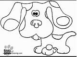Clues Coloring Pages Puppy Blue Cute Printable Blues Kids Color sketch template