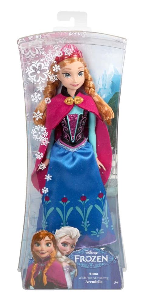 disney frozen sparkle anna of arendelle doll toys and games