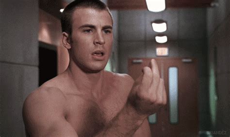 Flame On Indeed Chris Evans Shirtless Movie S