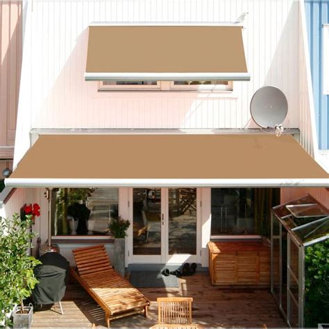 advaning luxury series electric retractable patio awning reviews wayfair design azul zen