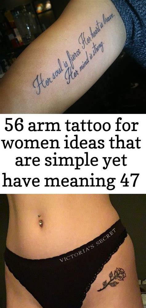 56 Arm Tattoo For Women Ideas That Are Simple Yet Have Meaning 47 Arm