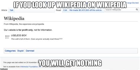 Wikipedia Memes And S Imgflip