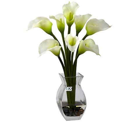 Classic Calla Lily Arrangement By Nearly Natural