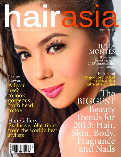 Julia Montes Ang Cover Girl Ng Hair Asia Magazine Summer