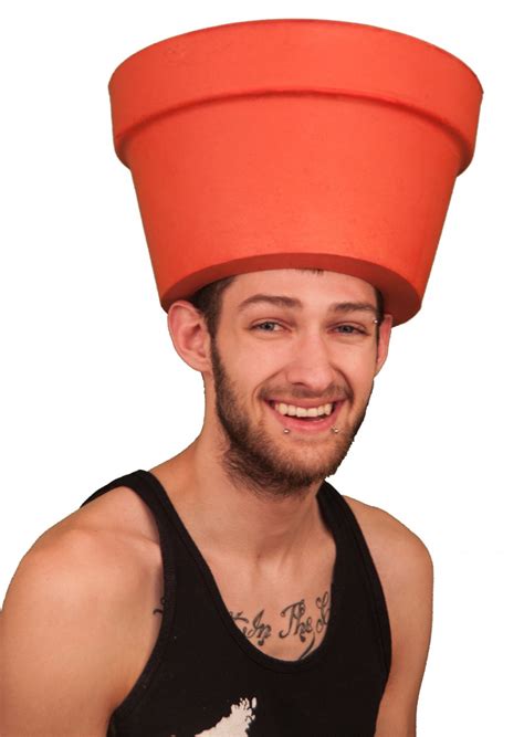 Simple Adult Costume Ideas Funny Pot Head Hat Costume For Adults