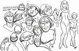 Hanna Barbera Toth Herculoids Oeming Sheets Character sketch template