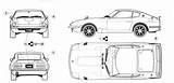 Datsun 240z Nissan Fairlady Car Cars Classic Planta Google Escolha Pasta Jdm sketch template