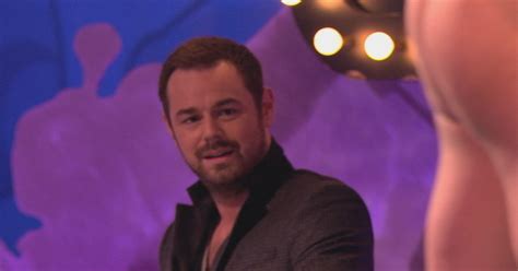 celebrity juice video watch danny dyer have a naked man s groin shoved in his face mirror online