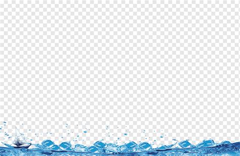 water drop water resources sea sky ice border blue computer