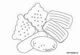 Biscuits sketch template