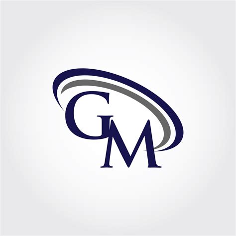 monogram gm logo design  vectorseller thehungryjpeg