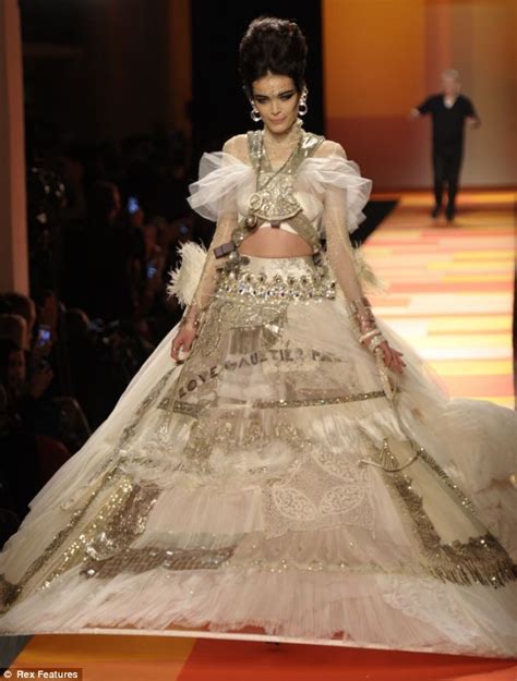 metallic embroidery huge hoop skirts and matching brides paris couture week offers a glimpse