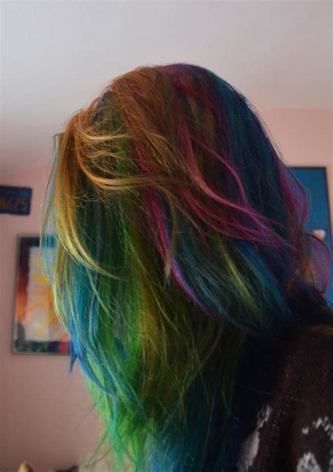 rainbow dark hair pictures   images  facebook tumblr
