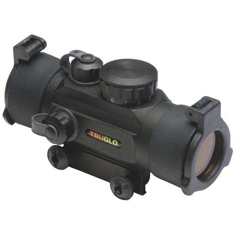 truglo multi reticle dual color red dot sight  mm black