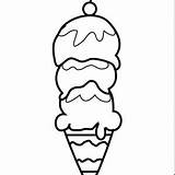 Scoop Ice Cream Coloring Pages Getdrawings Scoops Getcolorings sketch template
