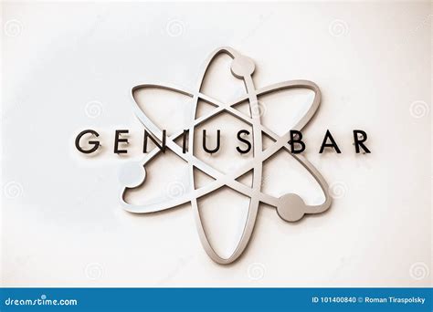 genius bar logo editorial image image  apple genius