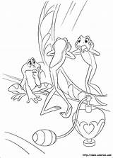 Frog Grenouille Princesse Tiana Coloriage Disney Ranocchio Principessa Rana Imprimer Coloriages Colorir Colorier Coloriez Tina Diventata Ludinet Pianetabambini Facilier Colorions sketch template