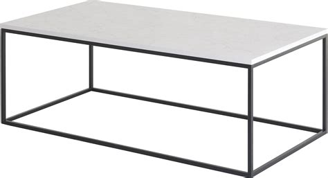 langwerpige salontafel met minimalistisch frame