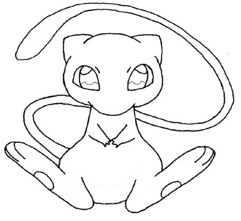 mew coloring pages educative printable