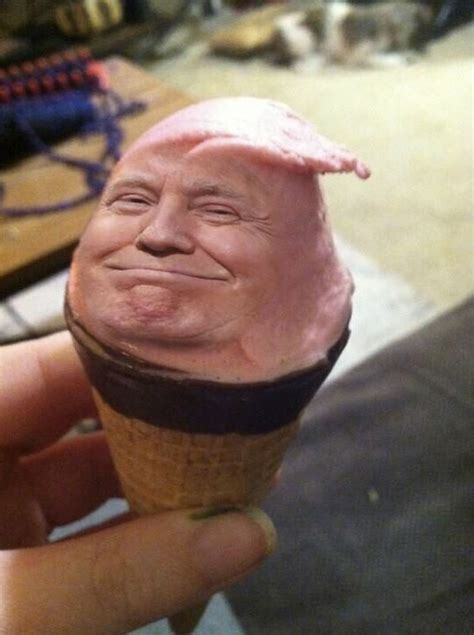 trump ice cream  scoops   meme