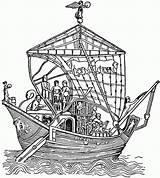 Rome Coloring Pages Roman Ship Italy Clipart Freight Ancient Online Etc Large sketch template