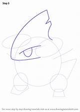 Step Gible Pokemon Draw Drawing Drawingtutorials101 Previous Next sketch template