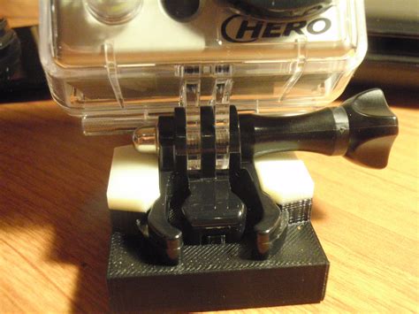 printed gopro mount  steps  pictures instructables