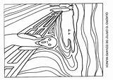 Arte Grito Edvard Munch Atividade Douglasdim Fevereiro Artistas Escolha sketch template