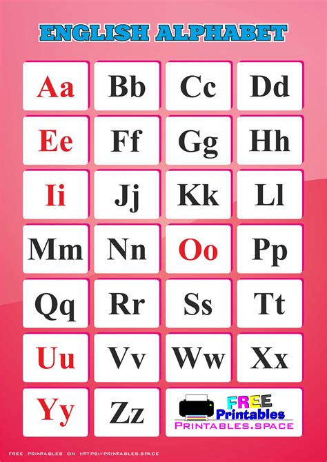 alphabet poster printables printable word searches